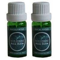 2 pack aqua oleum organic eucalyptus oil 10ml 2 pack bundle