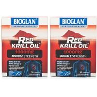 (2 Pack) - Bioglan - Red Krill Oil 1000mg DS | 30\'s | 2 PACK BUNDLE