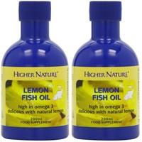 (2 Pack) - Higher Nature - Lemon Fish Oil | 200ml | 2 PACK BUNDLE