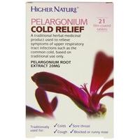 (2 Pack) - Higher Nature - Pelargonium Cold Relief | 21\'s | 2 PACK BUNDLE