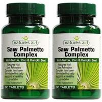 (2 Pack) - Natures Aid - Saw Palmetto Complex for Men | 60\'s | 2 PACK BUNDLE