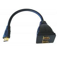 2 Way HDMI Splitter 1 in 2 out 3D 2 Port