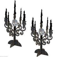 2 Pack Halloween Party Candelabra Card Table Centrepieces