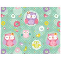 2 Happy Owls Wrapping Paper & Tags