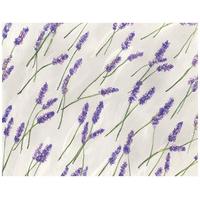 2 lavender floral wrapping paper tags