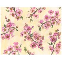 2 Pink Blossom Floral Wrapping Paper & Tags