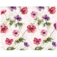 2 anemone floral wrapping paper tags