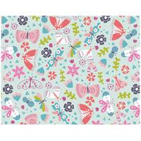 2 Doodle Butterfly Wrapping Paper & Tags