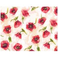 2 Poppy Time Floral Wrapping Paper & Tags