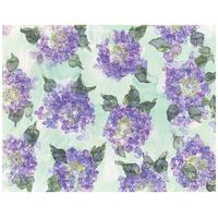 2 Blue Hydrangea Floral Wrapping Paper & Tags