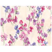 2 Sweet Peas Floral Wrapping Paper & Tags