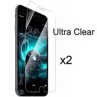 2 x Ultra Clear High Definition Screen Protector with Cleaning Cloth for iPhone 6S Plus/6 Plus