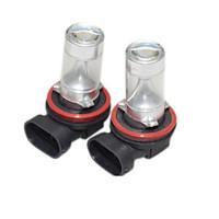 2 x h11 pgj192 30w 6xcree whiteredyellowcold white 2100lm 6500k for ca ...