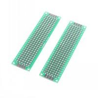 2 x 8cm double sided glass fiber prototyping pcb universal breadboard  ...