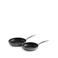 2 pack metallic fry pan set