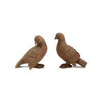 2 Resin Doves