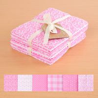 2 X Oxford Pink 100 Percent Cotton Fat Quarters 404968