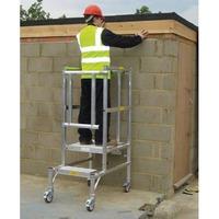 2 Tread Folding Smart Pod Work Podium 670h platform