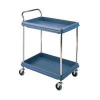 2 Tier Blue W984xD689mm Deep Ledge Trolley 310784