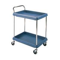 2 tier blue h1041x w984xd689mm deep ledge trolley 322448