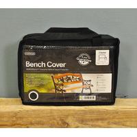 2 Seater 1.2m Bench Cover (Premium) in Black by Gardman