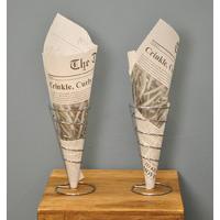 2 x French Fry Stands & 24 Chip Cone Papers by Eddingtons