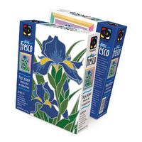 2 Irises Glossy Fresco Sand Picture Kit