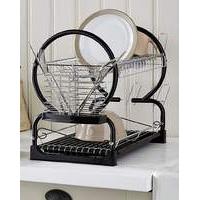 2-Tier Dishdrainer Black