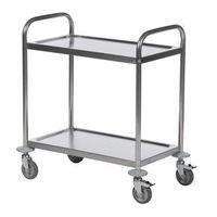 2 tier stainless steel trolley 