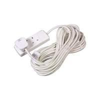 2 Way 13 Amp Trailing Socket 10 Mtr Neon (polybag)