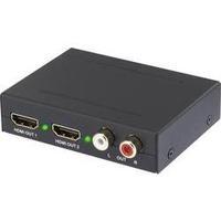 2-port HDMI splitter with audio extractor