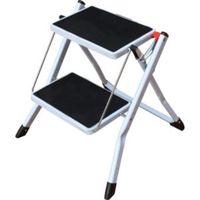 2 tread steel plastic step stool