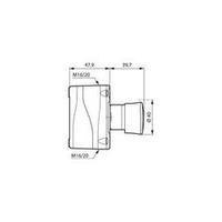 2 openers BACO EMERGENCY-OFF button in housing LBX17302