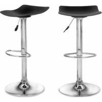 2 x Kite Adjustable Barstools, Black