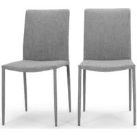 2 x Braga Dining Chairs, Cathedral Grey