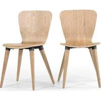 2 x Edelweiss Dining Chairs, Ash and Grey