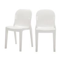 2 x Jelly Acrylic Chairs, Glossy...