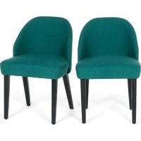 2 x Alec Dining Chairs, Mineral Blue