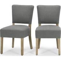 2 x Irvington Dining Chairs, Graphite Grey