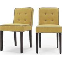 2 x Hoxton Dining Chairs, Pistachio Green and Graphite Grey