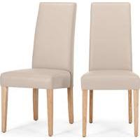 2 x Pye Dining Chairs, Putty Beige