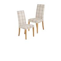 2 Set of Denford Check Grey Mix ...