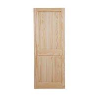 2 panel clear pine internal unglazed door h1981mm w686mm