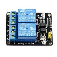 2 channel 5v high level trigger relay module for for arduino works wit ...