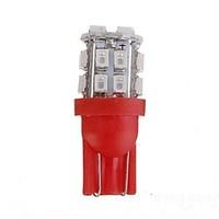 2 x t10 192 501 ultra red 20 smd led wedge side interior light bulbs