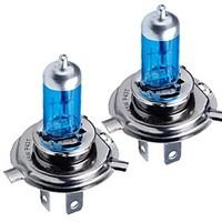 2 Car H4 Xenon SUPER WHITE Halogen HEADLIGHT Bulbs 12V 55W 5000K