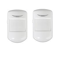 2 PCS/Lot Wireless Infrared PIR Motion Sensor Detector 433mhz Only Be Compatible With Alarm Panels Of Supplier 15338