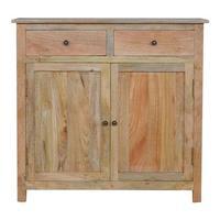 2 drawer 2 door cabinet natural