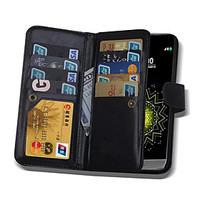 2 in 1 Magnetic 9 Cards Slots Flip Leather Wallet Cover Case For LG G3/G4/G5 (Assorted Colors)