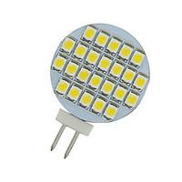 2 PCS Warm White 3500K AC/DC 12V G4 24 SMD LED Reading Marine Boat Spot Light US